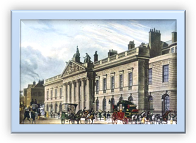 Photograph:The East India Company headquarters were in East India House in London, England.