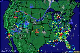 Weather map