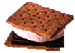 graphic of a s'more