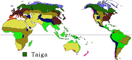 Map of Biomes