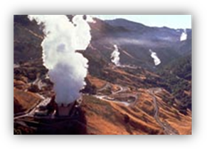 Photo of Geothermal Power Plant in California