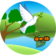 The Ant and The Dove, an Interesting moral story helping kids to understand  the power and imp… | English stories for kids, Short stories for kids,  Stories for kids