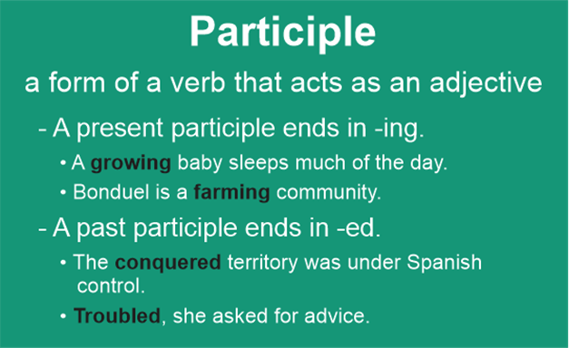 Difference Between Gerund and Participle