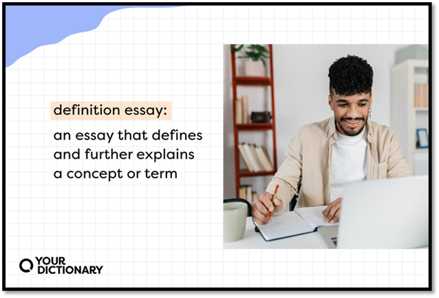 definition of "definition essay" restated from the article