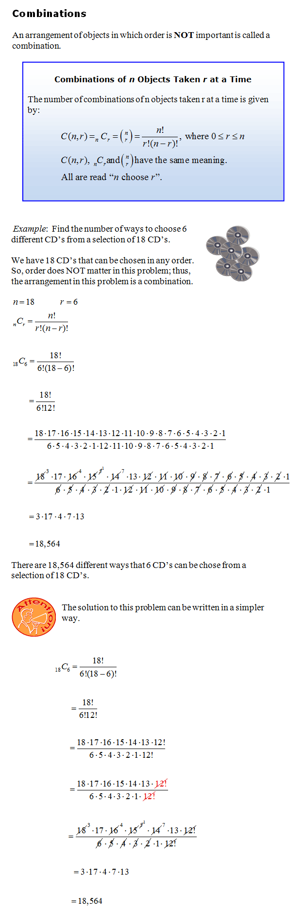 Counting and Probability