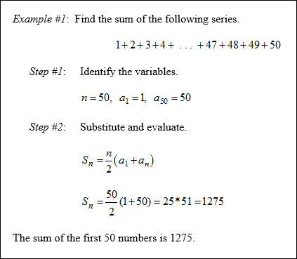 Sequences And Series