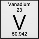 Image result for vanadium periodic square